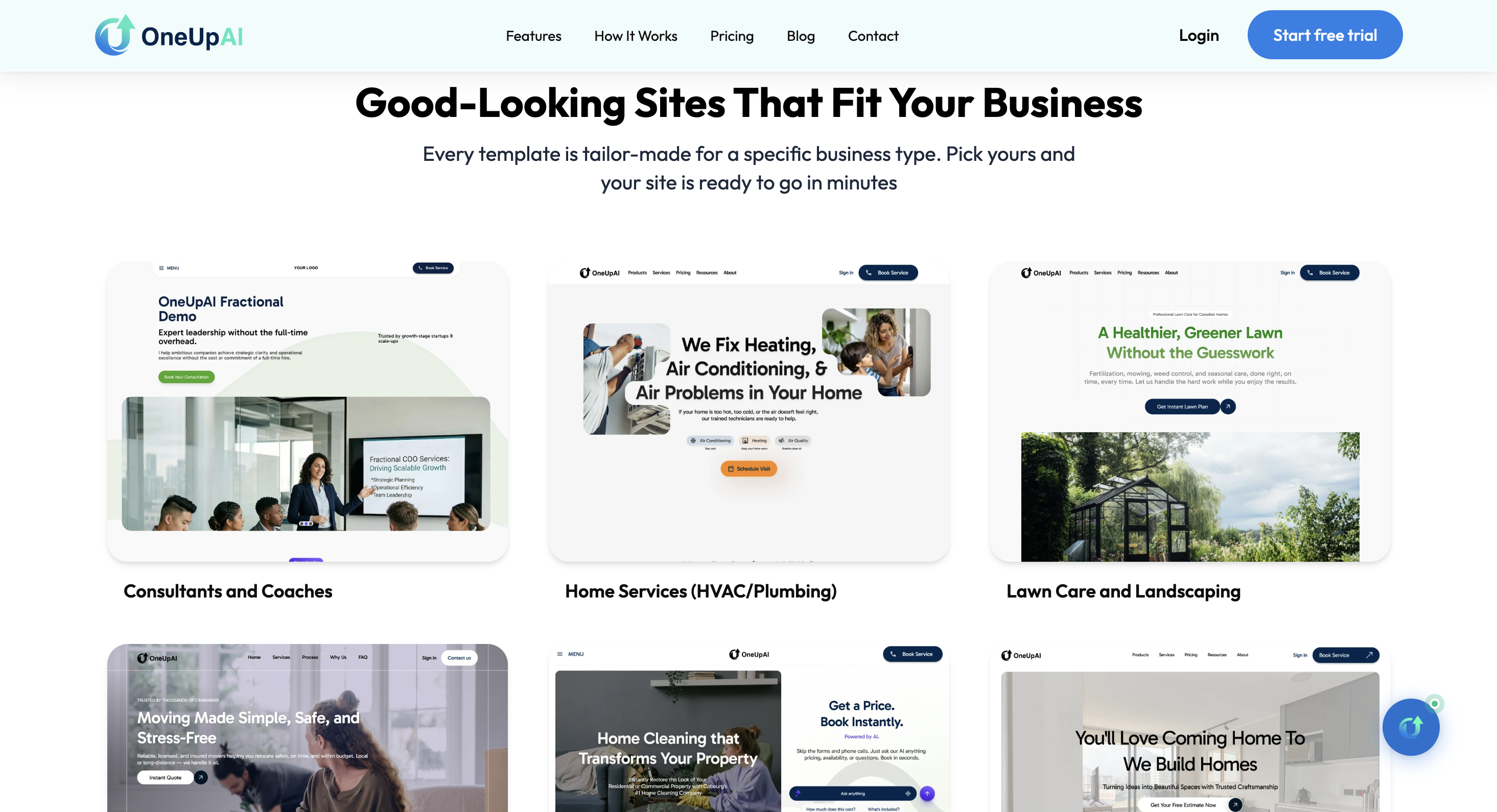 One Up — SaaS Marketing Page screenshot 2