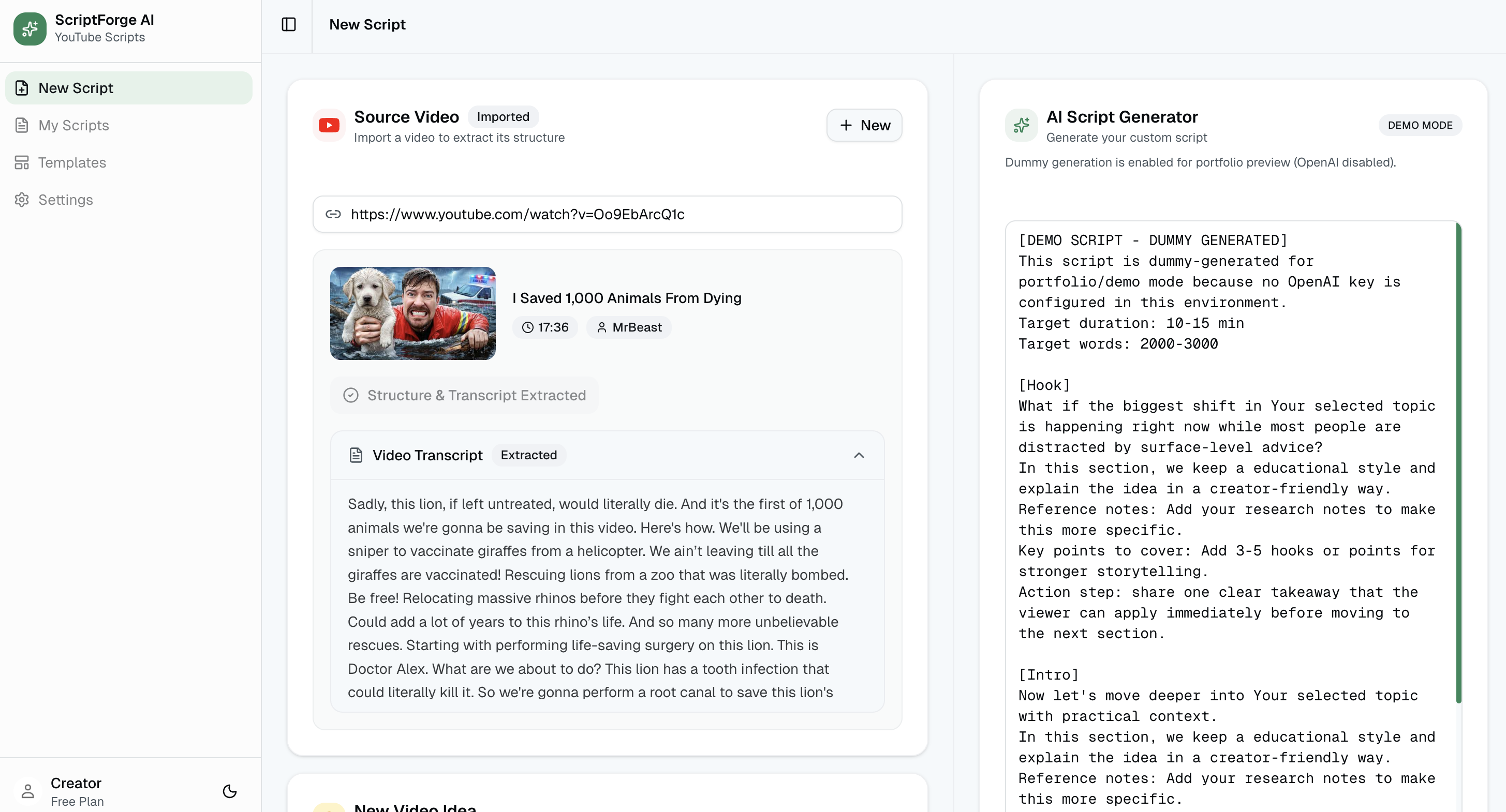 ScriptForge AI screenshot 4